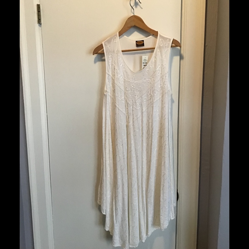 White Umbrella Dress
